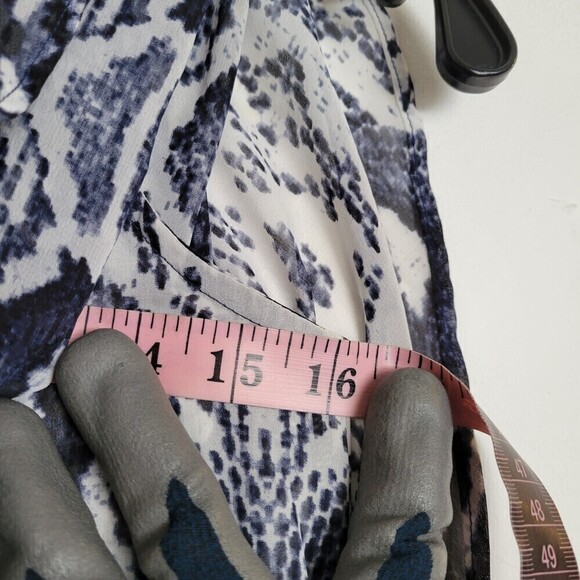 Show Me Your Mumu Rosarita Romper Rattle Rock Blue Snake Print Size Small - Picture 9 of 11